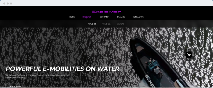 《擎波探索》网站建设-蔚派VPA品牌数字化